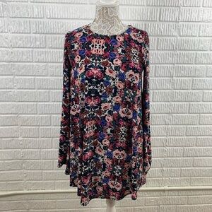 Show Me Your Mumu Long Sleeve Floral Dress in Pink, Blue, Navy